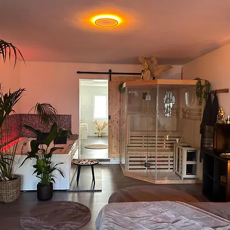 Wellness Suite Mit Whirlpool Und Sauna Ahlen Exterior foto